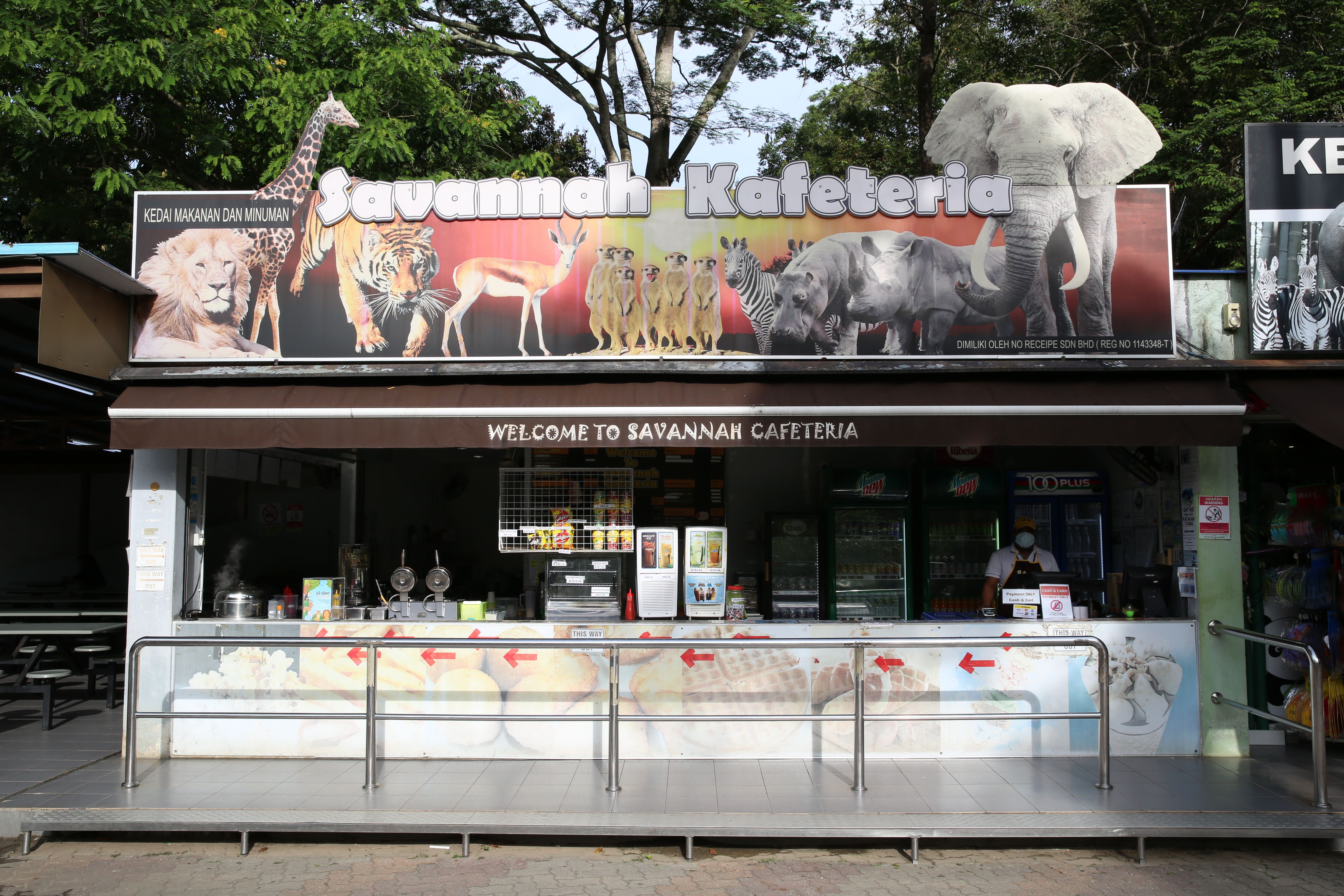 Savannah Cafeteria at Zoo Negara